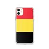 Coque Pour iPhone - PIXELFORMA - iPhone 11 - Drapeau De La Belgique - Silicone Souple - Design Léger