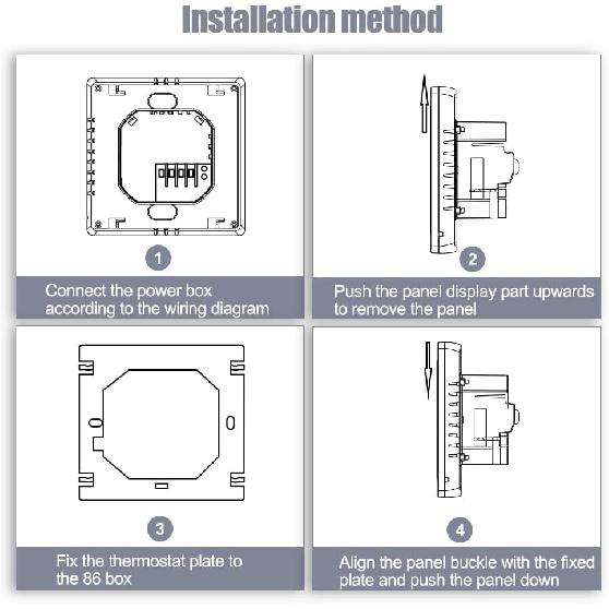 Smart Tuya WiFi термостат 3A цифровой программируемый ЖК-дисплей контроллер температуры напольного отопления цифровой интеллектуальный настенный термостат для