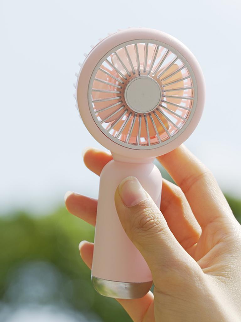 Ручной мини-вентилятор, быстрая зарядка через USB, очень удобный, сильный ветер, размер ладони, чтобы носить с собой