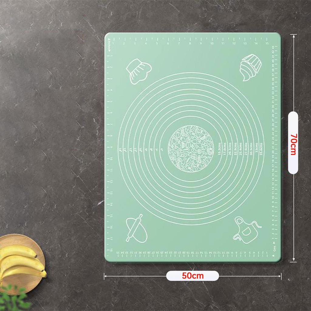 Silicone Baking Mat Pizza Dough Maker Pastry Kitchen Cooking Tools Utensils Non-stick Rolling Dough Pads Kneading Accessories