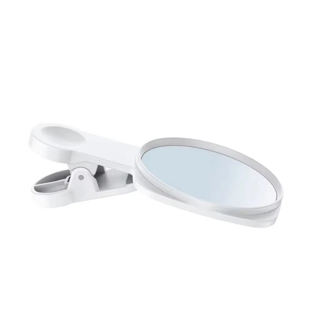 HD Lens Phone Rear Camera Selfie Mirror Portable Blind Spot Free Anti Peeping Mirror with Storage Case Clip-on