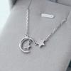 Five-pointed Star Moon Necklace Female Clavicle Chain Star Temperament Simple Best Friend