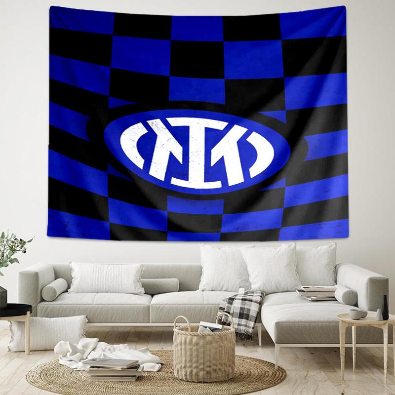 1pc FC Inter Milan logo Tapestry, Living Room, Bedroom, Office, Party Decor, Ideal Festive Gift