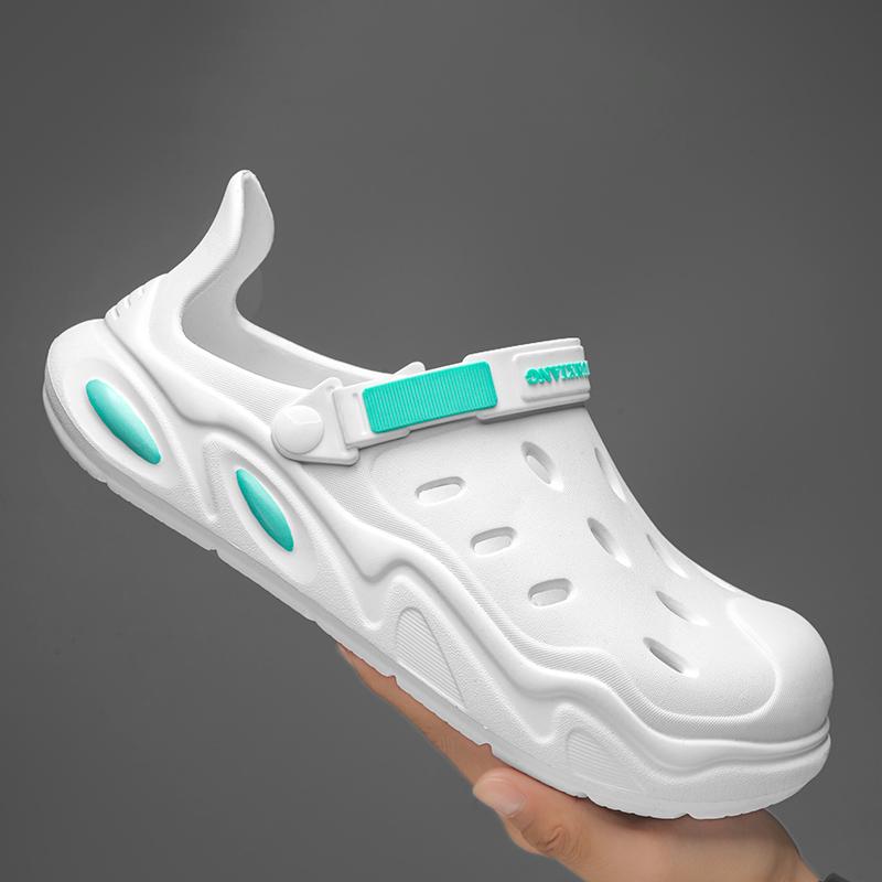 Fashion Eva Men's Mixed Colors Casual Sandals Summer Slip-on Waterproof Shoes for Men Hard-Wearing Slippers Non-Slip Beach Men Sandal