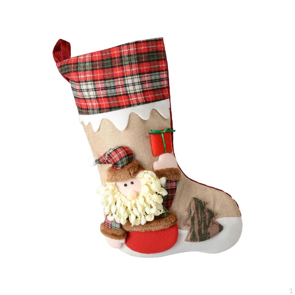 Christmas Stockings 3D Socks, Gift Bags, Hanging Stockings, Party Favors, Large