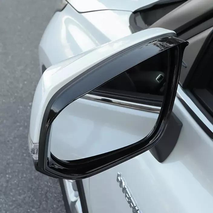Для Toyota Camry 2018-2024 Автомобильное Зеркало Заднего Вида Боковое Козырек от Дождя Накладка Рамка Наклейка Защитник Внешний Углеродный Черный ABS