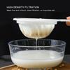 1 шт., 100 сеток, кухонный ультратонкий сетчатый фильтр, кухонная сетчатая ложка-фильтр для соевого молока, кофе, молока, йогурта