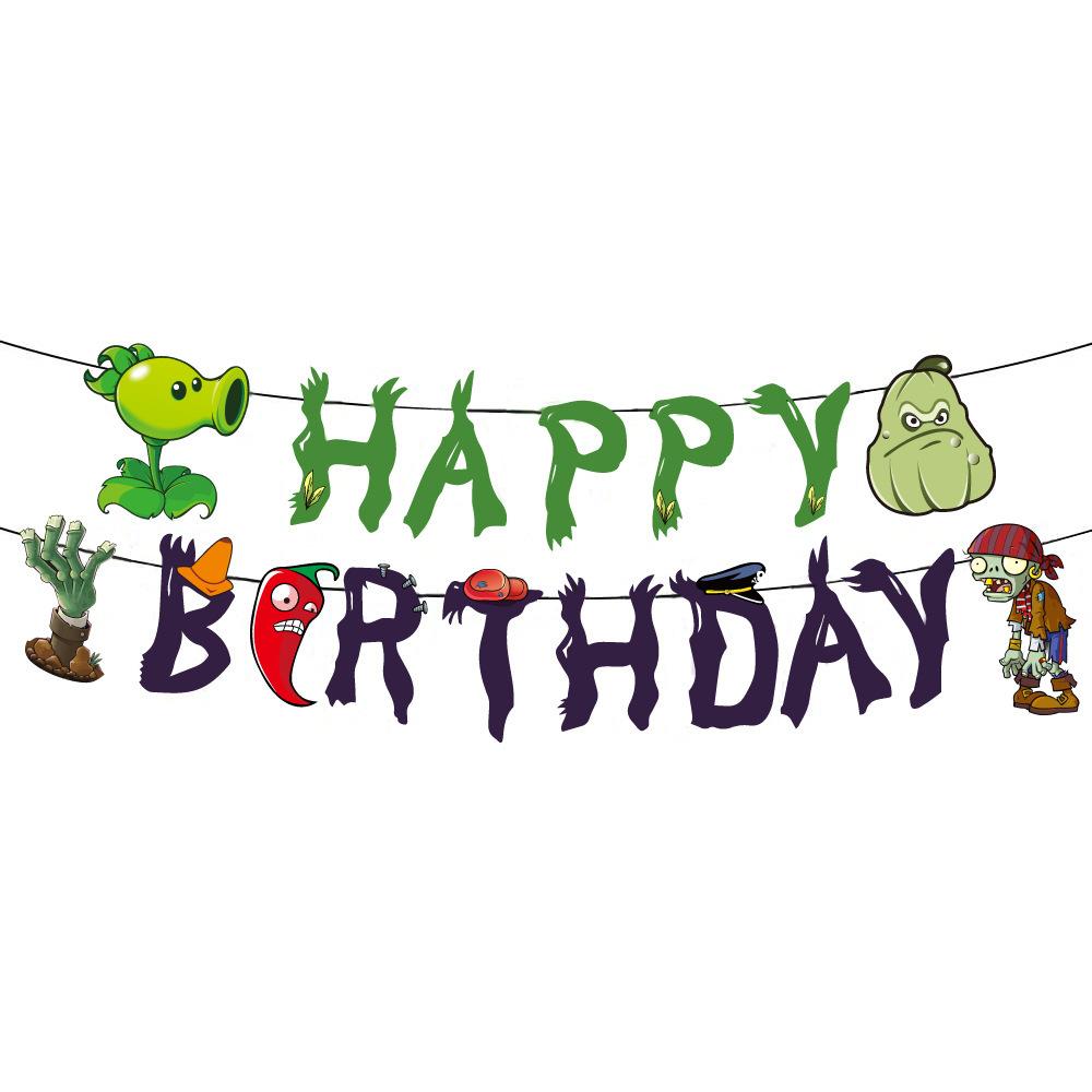 Halloween Ghost Festival Theme Decoration Flag Bar Shopping Mall Layout Cartoon Banner Latte Flower String