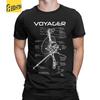 Мужская футболка Voyager Program Межзвездный Космический Корабль Sci Fi 100% Хлопок Одежда Короткий Рукав Круглый Вырез Футболка Летняя Футболка