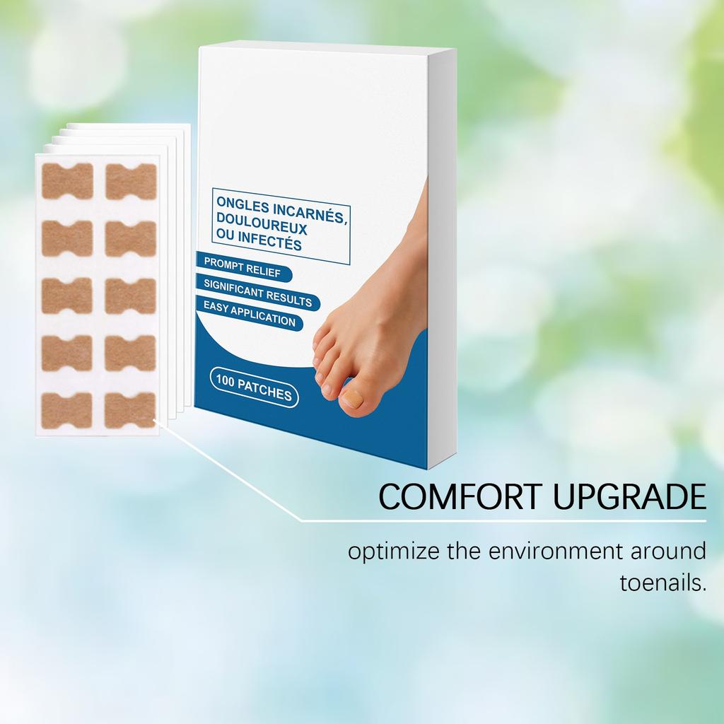 Патч для коррекции ногтей на ногах Улучшает состояние ногтей, Помогает в и Ухаживает за Патчами для ногтей