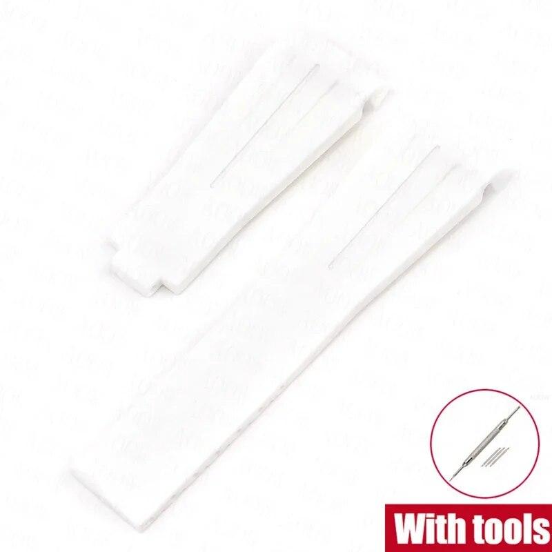 Резиновый ремешок для часов, подходит для Omega x Swatch Moonswatch, 20 мм, складная пряжка из нержавеющей стали для мужчин и женщин, изогнутый сменный ремешок для Rolex