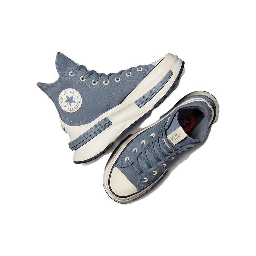 Converse Run Star Legacy CX Шнуровка Универсальные Высокие Кеды из Канваса Унисекс Кеды Синий Белый A05525C