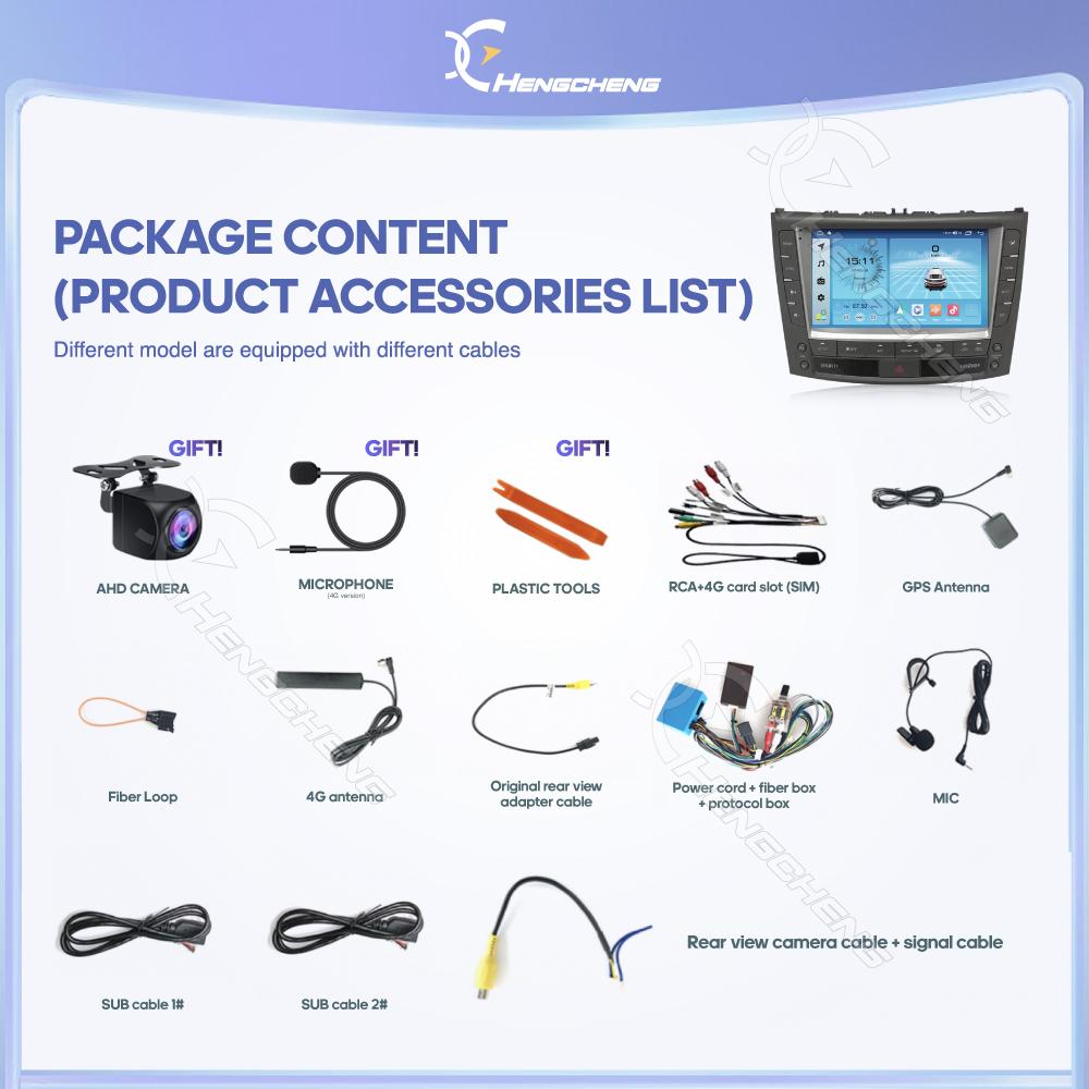 Android13 Для Lexus IS200 IS250 IS300 IS300C 2006-2012 Автомобильный мультимедийный плеер GPS-навигация 8 ядер 8+128 ГБ Carplay 4G DVD DSP WIFI