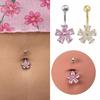 Stainless Steel Belly Button Rings Crystal Body Piercing Jewelry Navel Ring  Sexy