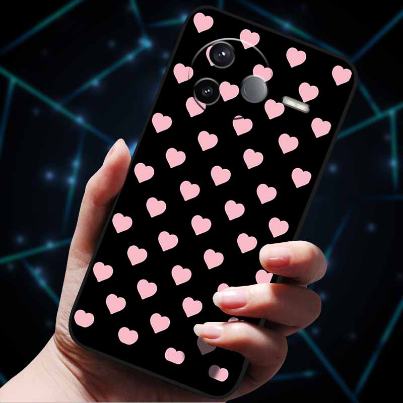 For Xiaomi POCO F7 Ultra Case Xiaomi POCO F7 Pro 3D Flowers Emboss Soft Silicone Phone Cases for POCOF7 Pro Back Cover Coque Bag