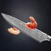 Дамасский лазерный узор Нож шеф-повара Нож для хлеба Кухонный нож из нержавеющей стали Кухонный нож Кухонный нож