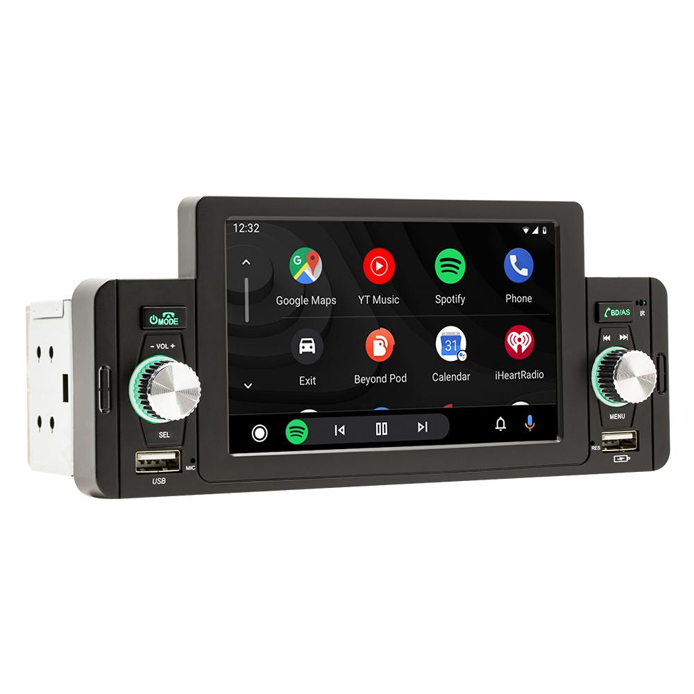 Car 1 Din 5 Inch Radio Multimedia Player MP5 USB FM Compatible with Carplay And