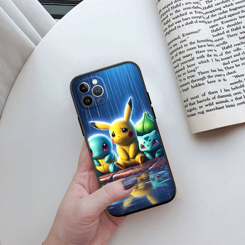 Чехол для телефона Pokemon ED42 для iPhone 6 6s 7 8 11 12 13 14 15 XS Pro Max XR X SE Samsung S20 S21 S22 S23 S24 FE Ultra Plus Lite S21S A55