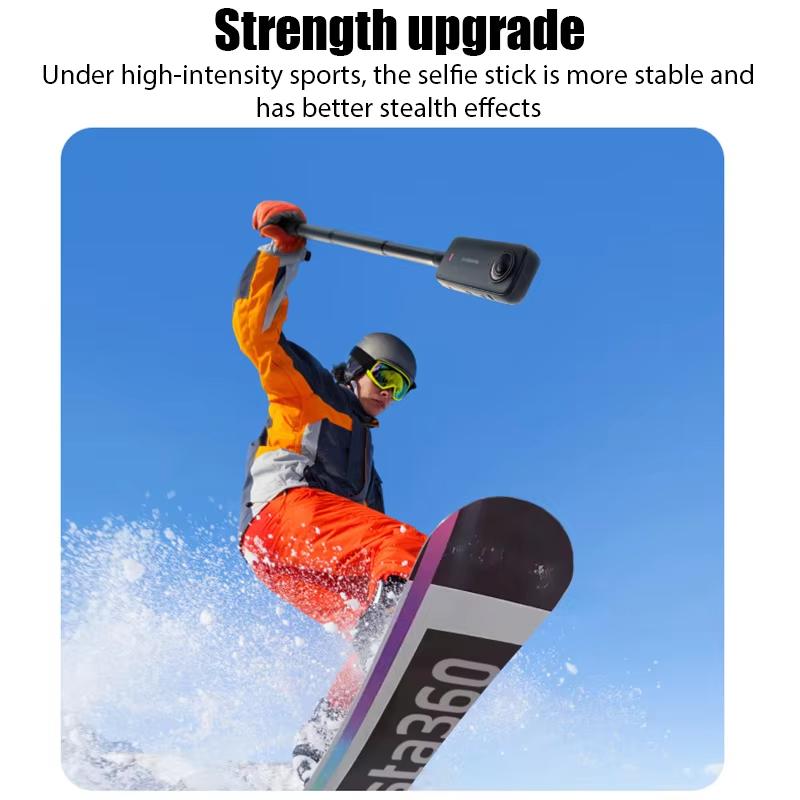 Invisible Extended Edition Selfie Stick Scalable Monopod for Insta360 X2 X3 GoPro 13/12/11 Stick Tripod DJI Pocker 3/4 Accessori 7