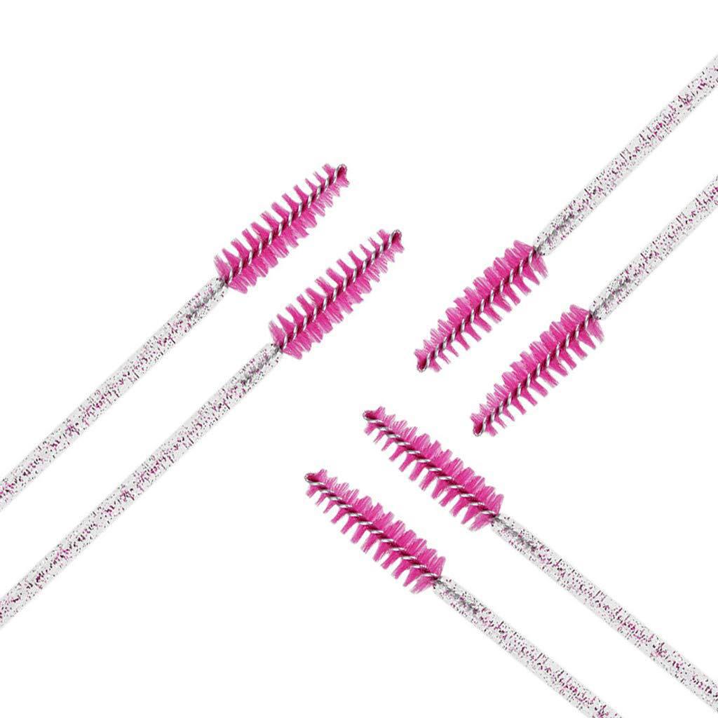 50Pcs Crystal Women Eyelash Disposable Eye Makeup Faux Brushes Cosmetic Tools Beauty Health