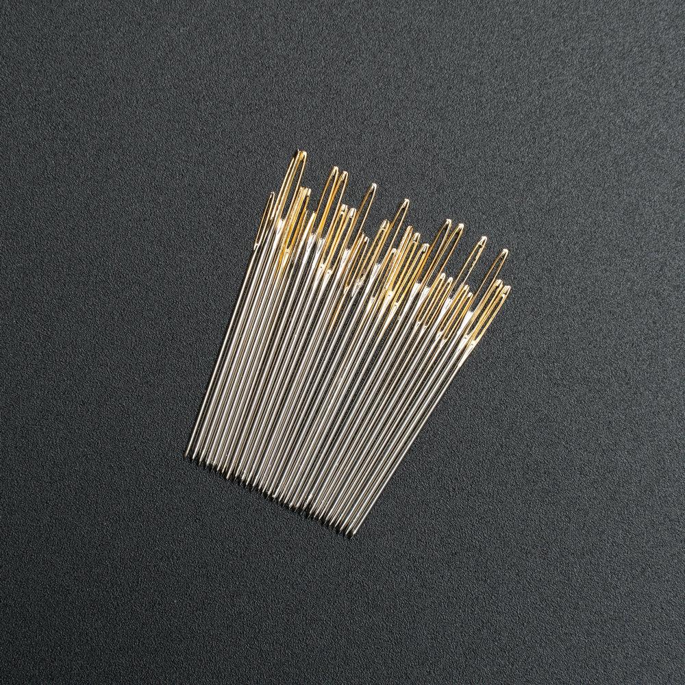 30 шт./бутылочные иглы для вышивки крестом, инструменты для рукоделия