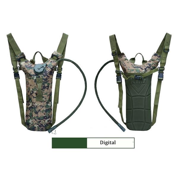 Men Fashion Summer 3L Tactical Outdoor Hydration Water Backpack Bag with Bladder 8 Colors