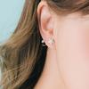[4Xtyle] Silver Vito Mini Ring Earrings