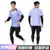 Badminton Table Tennis Training Suit 4-Piece Set Compression Jersey Shorts Men Women