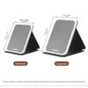 3Colors Foldable HD Makeup Mirror Intelligent Touch Control Adjustable Light LED Cosmetic Mirror Type-c Charging for Girls&Women