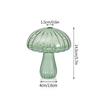 Glass Vase Decorative Flower Bottle Transparent Flower Vase Mushroom Bud Vase Home Decor Table Ornaments Mother'S Day Gifts
