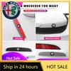 Car Stickers For Alfa Romeo 4PCS Car Mirror Sticker Door Side Anti Collision Strip Decals For Alfa Romeo 159 Giulietta Giulia 14