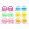 UV 400 Protection Children's Round Flower Sunglasses Ocean Lens Daisy Eyewear Photo Sun Glasses