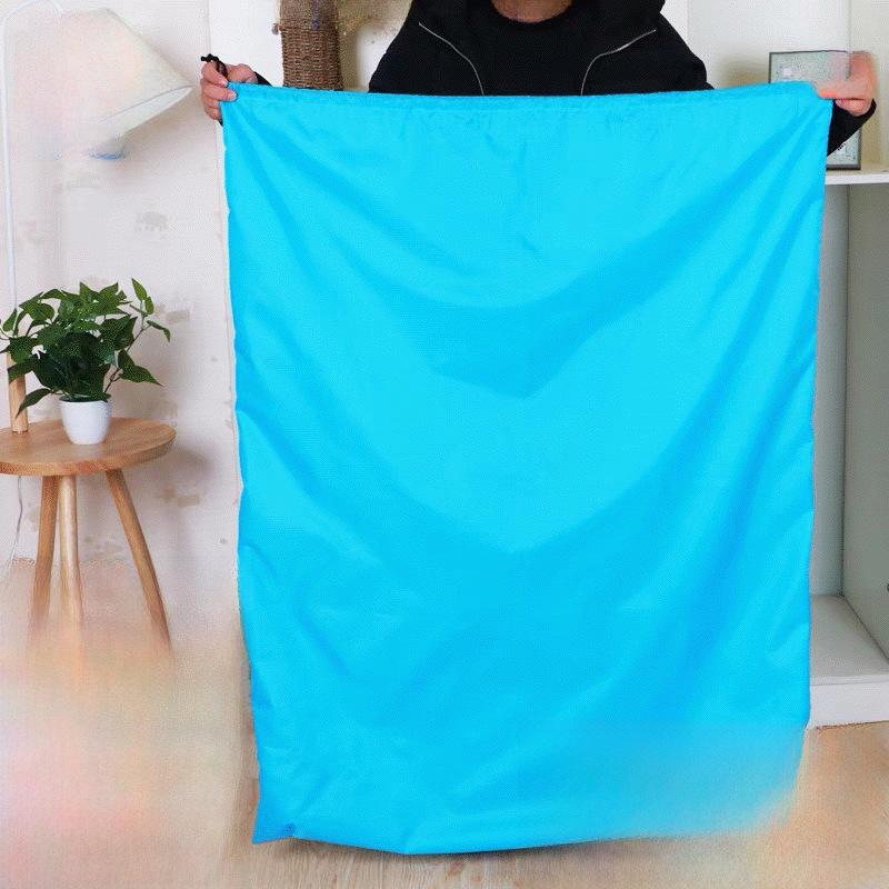 Большой пылезащитный мешок из ткани Оксфорд с завязками для хранения одеял