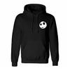 Nightmare Before Christmas Unisex Adult Ghostly Head Jack Skellington Hoodie
