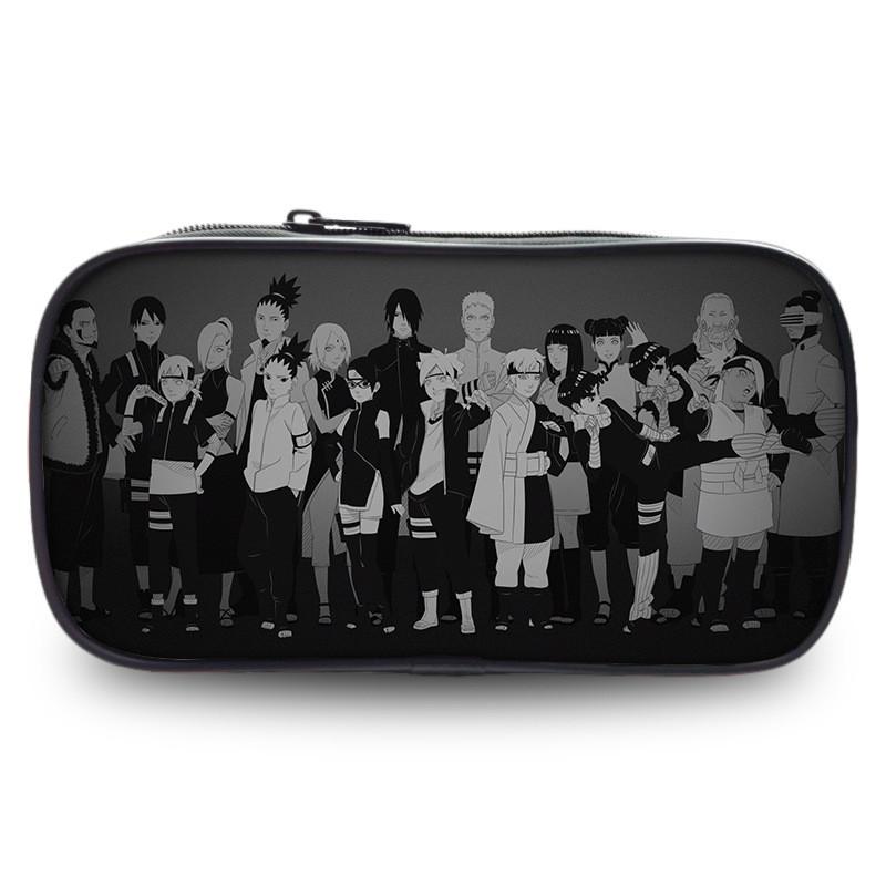 Themed Anime Naruto Printed Student Single Layer Stationery Storage Bag Pencil