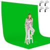 EMART Background Green Green 260cm X Polyester Photography Background Professional Hall Studio Screen Background Background Back Good Not For