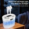 1500ML Digital Humidifier Cordless Intelligent Sensor Humidity Display 2 Nozzles Sprayer Atomiser Car Perfume Diffuser Interior