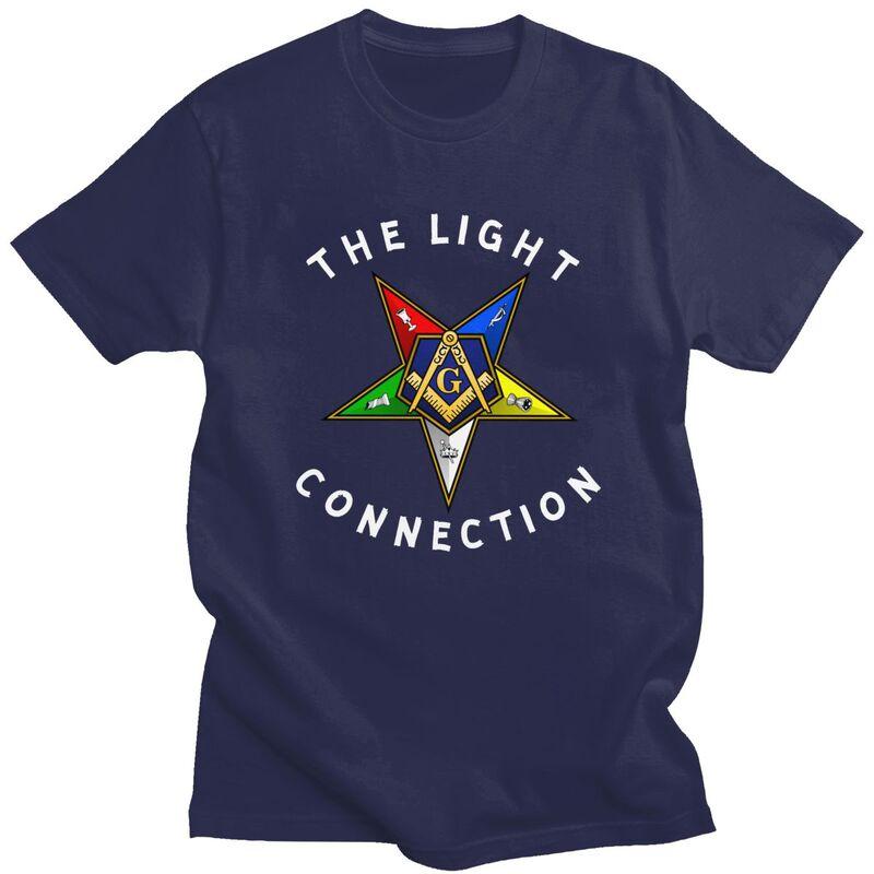 Custom Fashion OES Eastern Star T Shirts Men Tshirt Casual Tee Tops Oversized Tshirt Gift