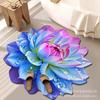 3D Цветок Ковер для Гостиной Противоскользящий Впитывающий Коврик Домашний Коврик для Ванной Комнаты Кухни Прихожей