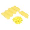 100 PCS Cattle Ear Tag Polyurethane Yellow Blank Livestock Identification Ear Tags for Cattle Cow