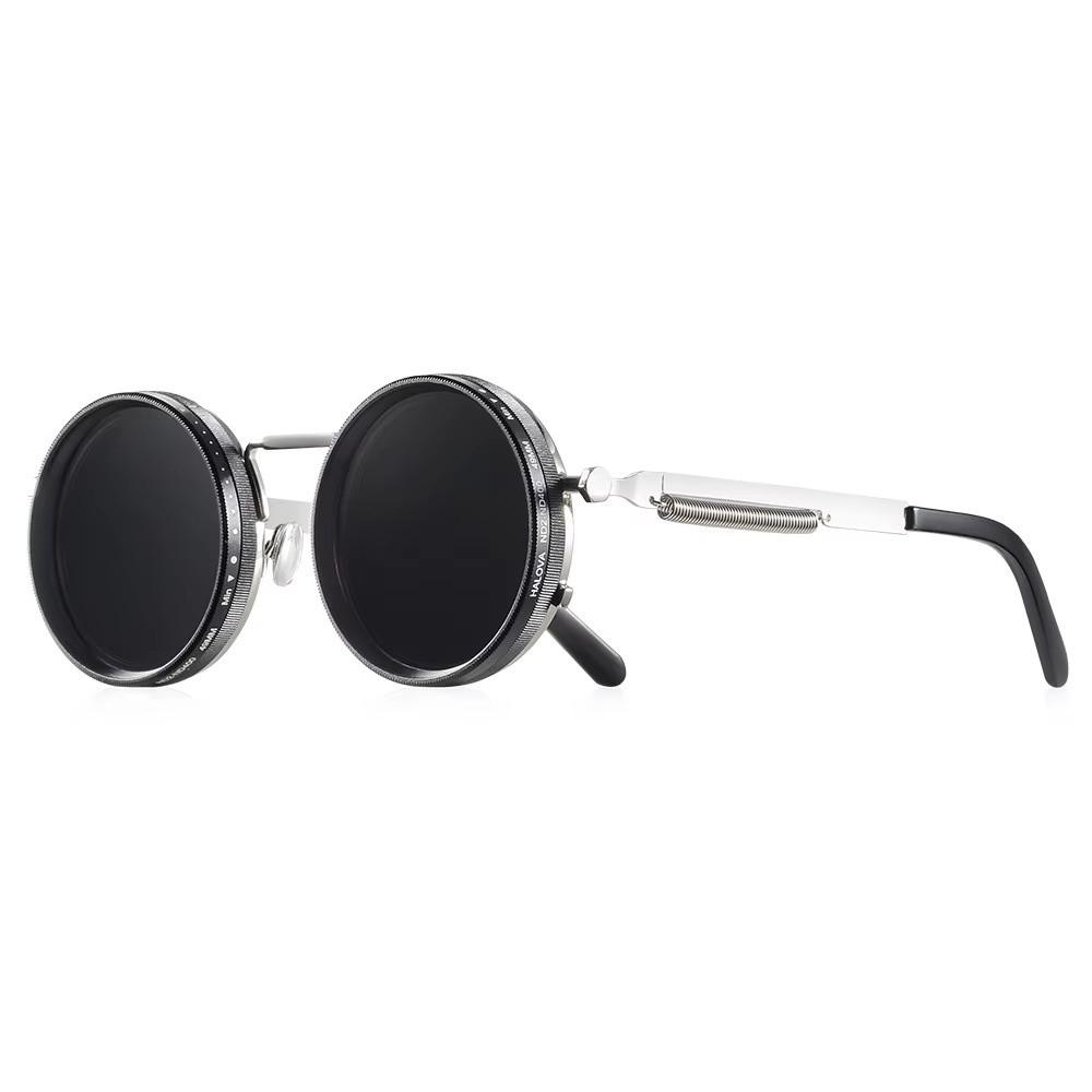 Manual Rotating Adjustable Dimming Glasses Anti UV Protection ND Filter Sunglasses  Retro