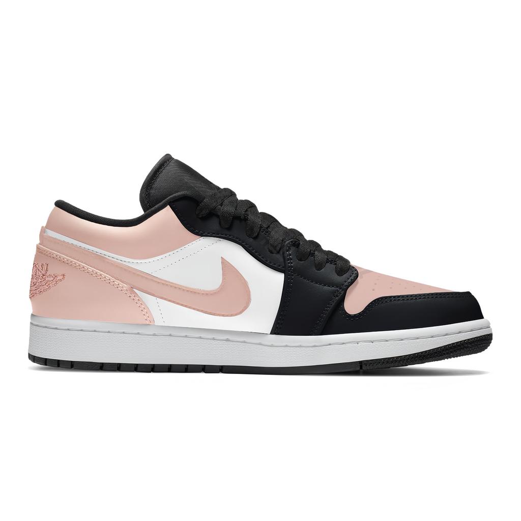 Jordan Air Jordan 1 Cushioning Low top Vintage Basketball Shoes Unisex Black 553558-165(Team1036-)