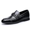 2025 Spring High-end Men's Small Leather Shoes Korean Version of Versatile Casual One-pedal Leather Shoes Men's Soft-soled Loafers Tide