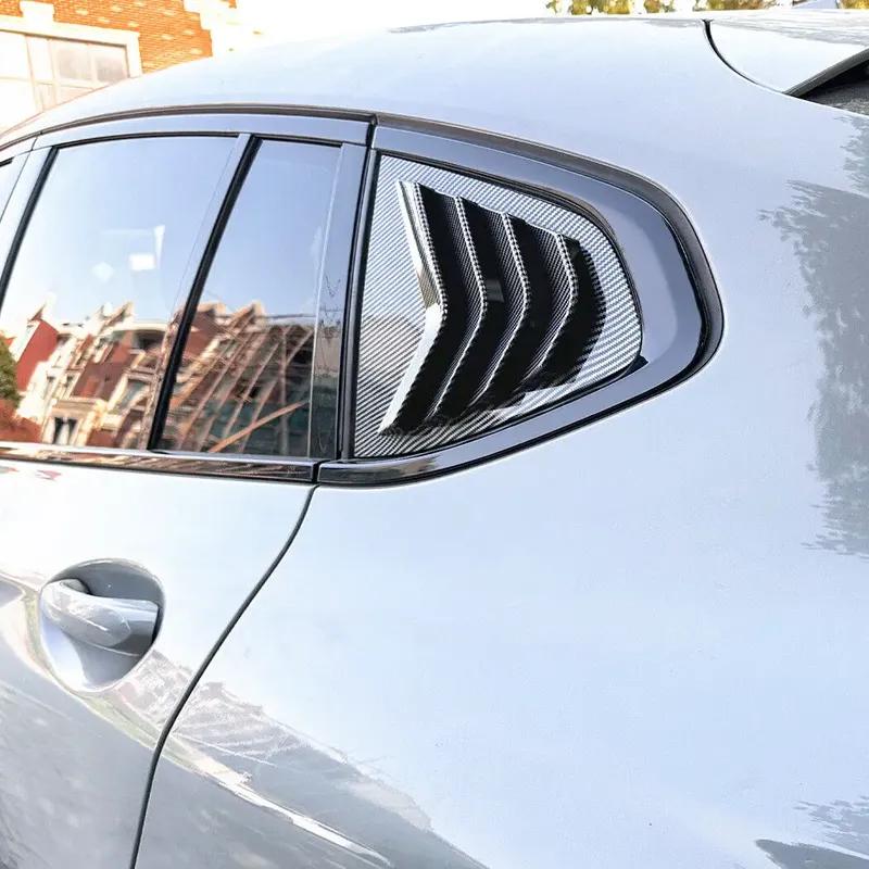 For BMW X4 G02 2018 -2024 ABS Plastic Rear Window Quarter Louver Cover Side Vent Trim Car Adhesive Accessories