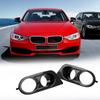Front Bumper Car Fog Light Covers 1 Pair Dual Hole Surround Air Duct For BMW E46 M3 2001-2006