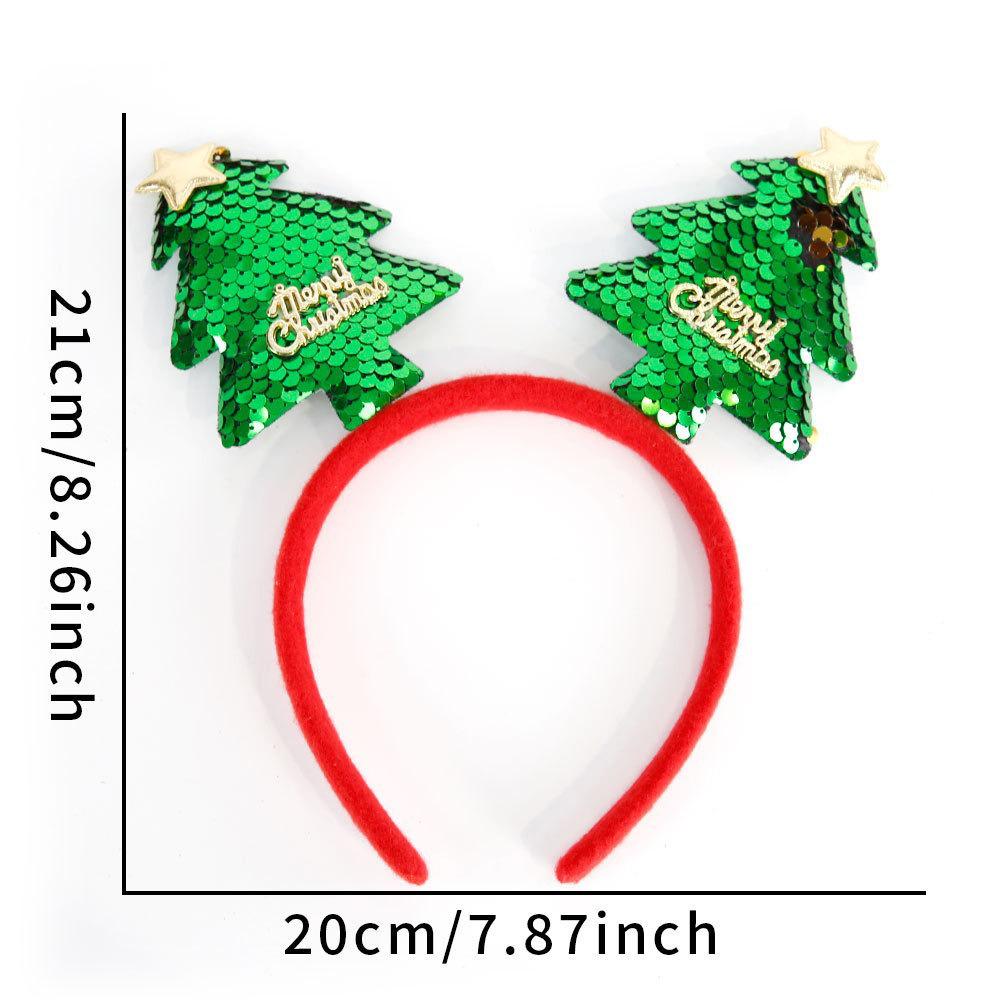 Festive Christmas Headband: Santa Claus, Reindeer & Tree Antler Headpiece for Holiday Parties