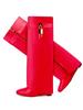 2024 New European and American Brand Wedge Heel Thick Bottom Skirt Boots Women's Fashion Side Zipper Knee Length Banquet Boots