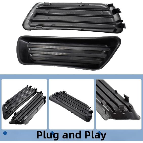 WFLNHB Replacement For Toyota Camry 2007-2009 Fog Lamp Light Cover Driver Side And Passenger Side 2 Pcs 5212706050 5212806050