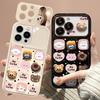 Dessert Bear Doll Pendant Applicable To Apple 15 Mobile Case IPhone 13 Pro Flip Mirror XSmax Cute