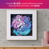 DIAMOND ART CLUB Aurora Unicorn Diamond Painting Kit Fantasy Diamond Canvas Round 5D Diamond Art Kit для взрослых и всех возрастов xx 13" 13" (33 33см)